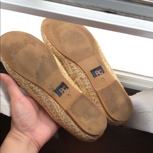 BC Woven Flats Yellow Trim size 8 - Picture 5 of 5